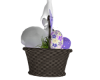 EASTER BASKET PURP BOW
