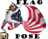 USA FLAG DRAPE POSE M/F