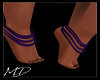 PVC  Strap Feet Purple