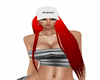 White Hat Red Hair