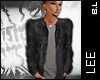 BL| M| Leather Jckt&Tee