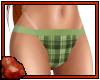 *C Panties Tartan Green