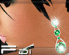 Emerald Goddess earring