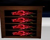 Red Rose Dresser