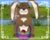 brown bunny w/ eggs