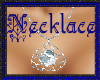 Open Blue Tear Necklace