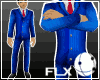 blue trend mens suit