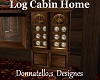 log cabin cabinet