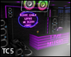 Neon dj booth