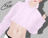 Pastel Crop Sweater | M