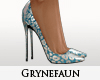 Silver B leopard heels 1