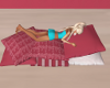 .D. Barbie cuddle pillow