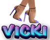 v midnight blue heels