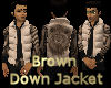 [my]Brown Down Jacket