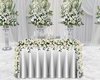 White Bridal Wed Table
