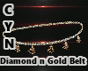Diamond n Gold Belt