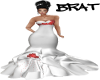 ♥DB White N Red Gown