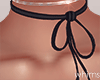 BY - Blck Ribbon  Choker