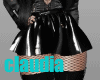 Latex Net Skirt