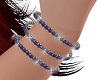 *Amethyst Glitter Bangle