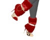 *LV*Fur Christmas Boots