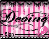 Deving Head Sign
