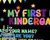 School First day Kinder