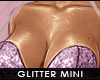 ! glitter corset mini