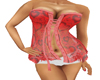 Corset Top black/red