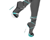 *VERS@CE B/W/Mint Heels