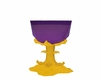 purple crystal goblet