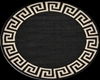 Round rug /blk