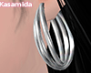 Triple Hoops Silver