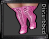 !SkBrocade LBoots-Pink