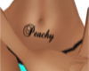 Peaches Belly Tattoo