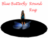 Blue Butterfly RD Rug