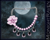 Susohiki Necklace Pink