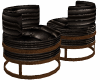 Leather Reverse Chairs