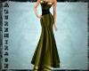 ^AZ^Elegant Olive Gown
