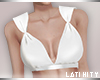 L* Club Busty Top White