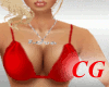 (CG) Bikini Sarong Red
