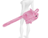 pink animated chainsaw f
