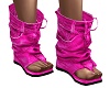 Jean Pink Summer Sandals