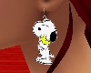 *TJ* Snoopy Earrings S