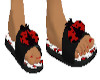 kids ladybug sandals