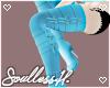 femboy high blue boots