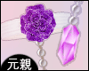 Bridesmaid Collar~Purple