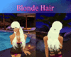 Blonde hair
