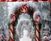 Candy Cane tunnel bg