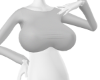 Backless WHT Crop Top H